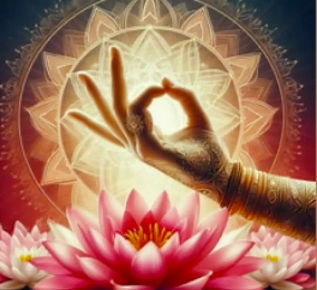 Yoga mudra meditation image